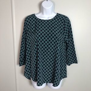 Everly Green and Blue Size M Shirt
